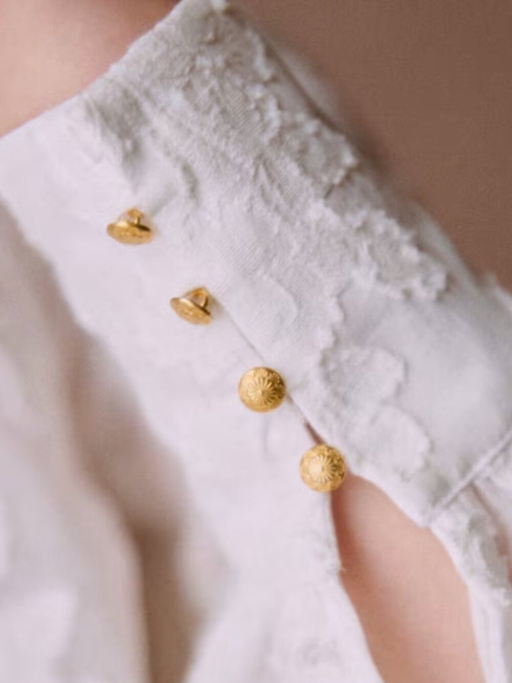 Sezane Editions Flamine Blouse in Ecru - Picture 3 of 8